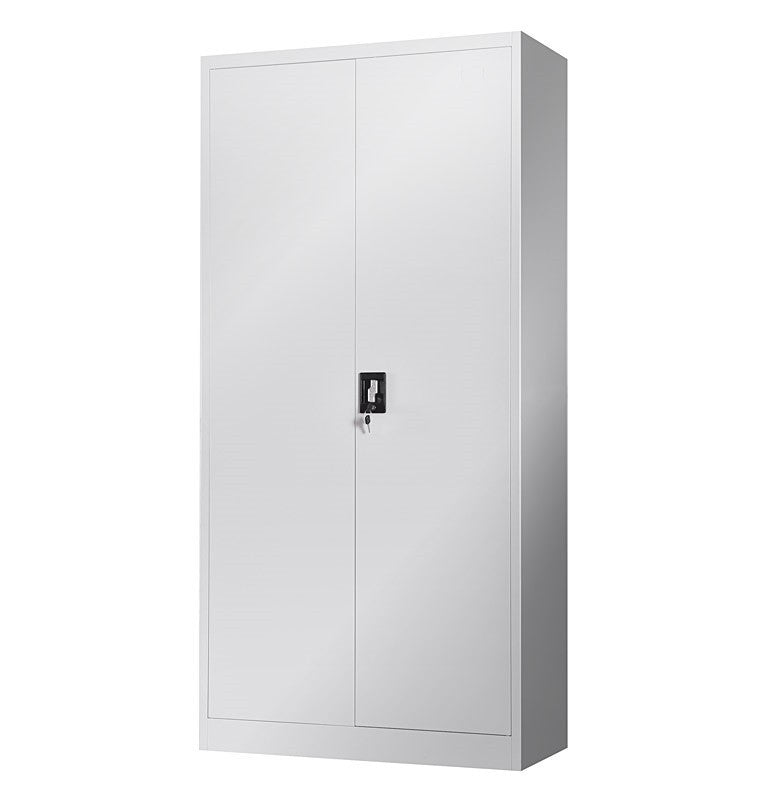 Armario metálico OLIMPO 902P40, puertas abatibles, 90x40x185 cms, gris ral 7035