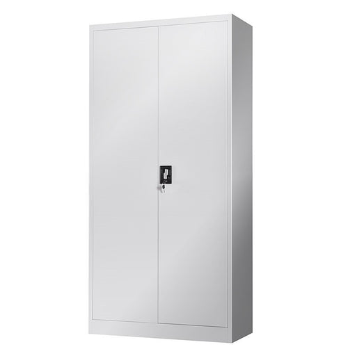 Armario metálico OLIMPO 902P40, puertas abatibles, 90x40x185 cms, gris ral 7035
