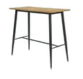 Mesa alta NITRA, metal, tapa DM 6064 vintage, 120 x 60 cms