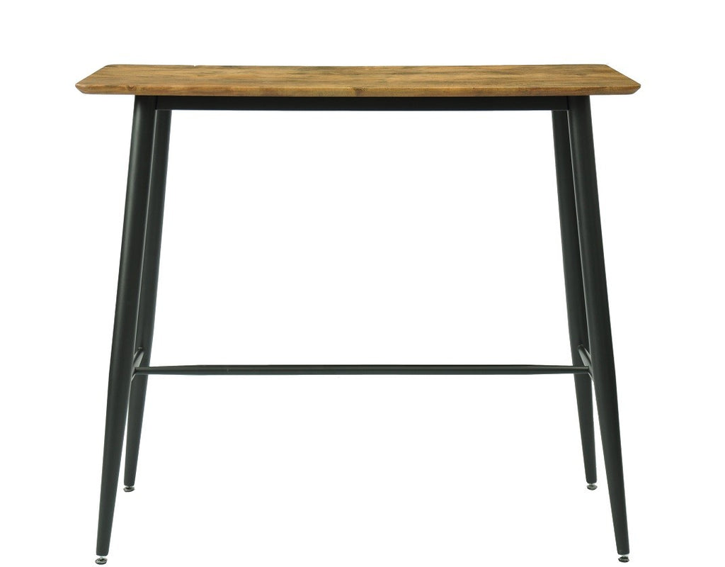 Mesa alta NITRA, metal, tapa DM 6064 vintage, 120 x 60 cms