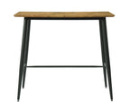 Mesa alta NITRA, metal, tapa DM 6064 vintage, 120 x 60 cms