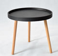 Mesa ANNIA ( M ), baja, madera, polipropileno negro
