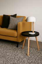 Mesa ANNIA ( M ), baja, madera, polipropileno negro
