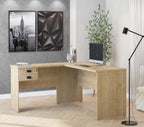 Mesa auxiliar ECO, bilaminado color natura, 90 x 40 cms