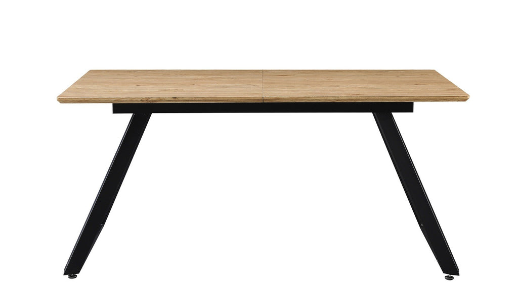 Mesa BÉRGAMO, extensible, metal, DM bilaminado,160 ~ 200x90 cms