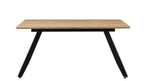 Mesa BÉRGAMO, extensible, metal, DM bilaminado,160 ~ 200x90 cms