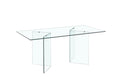 Mesa OTISH, cristal 180x90 cms