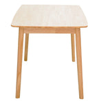 Mesa TRANSILVANIA, madera natural, 120 x 75 cms