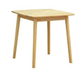 Mesa TRANSILVANIA, madera natural, 75 x 75 cms