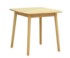 Mesa TRANSILVANIA, madera natural, 75 x 75 cms