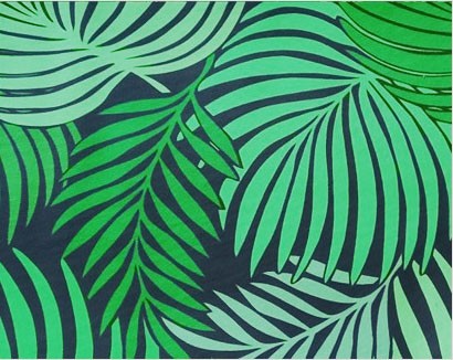 Silla HORUS NEW, metal, tapizado velvet verde con trasera floral a juego