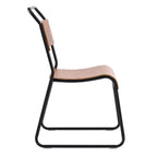 Silla LIVERPOOL, apilable, negra, contrachapado de abedul