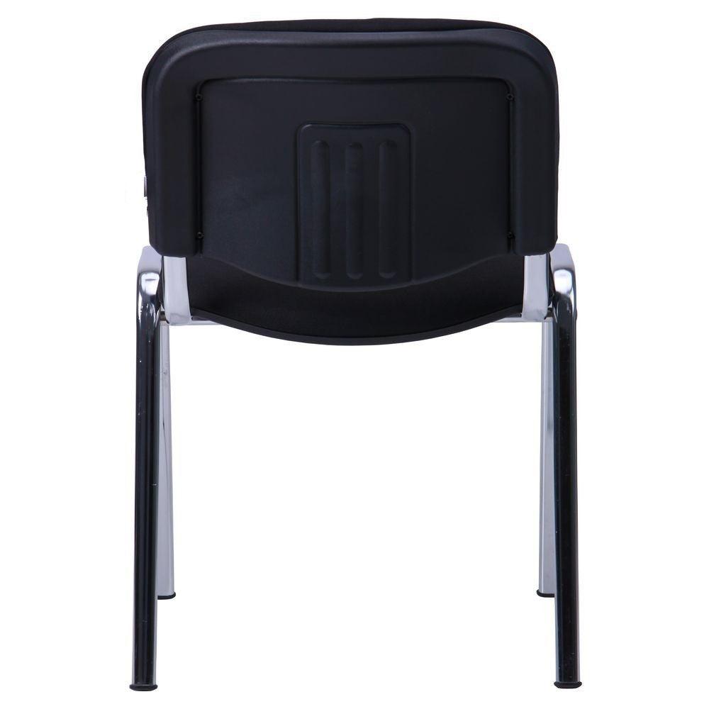 Silla NIZA NEW AM, chasis cromado, tejido A1, color negro*