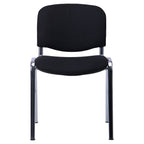 Silla NIZA NEW AM, chasis cromado, tejido A1, color negro*