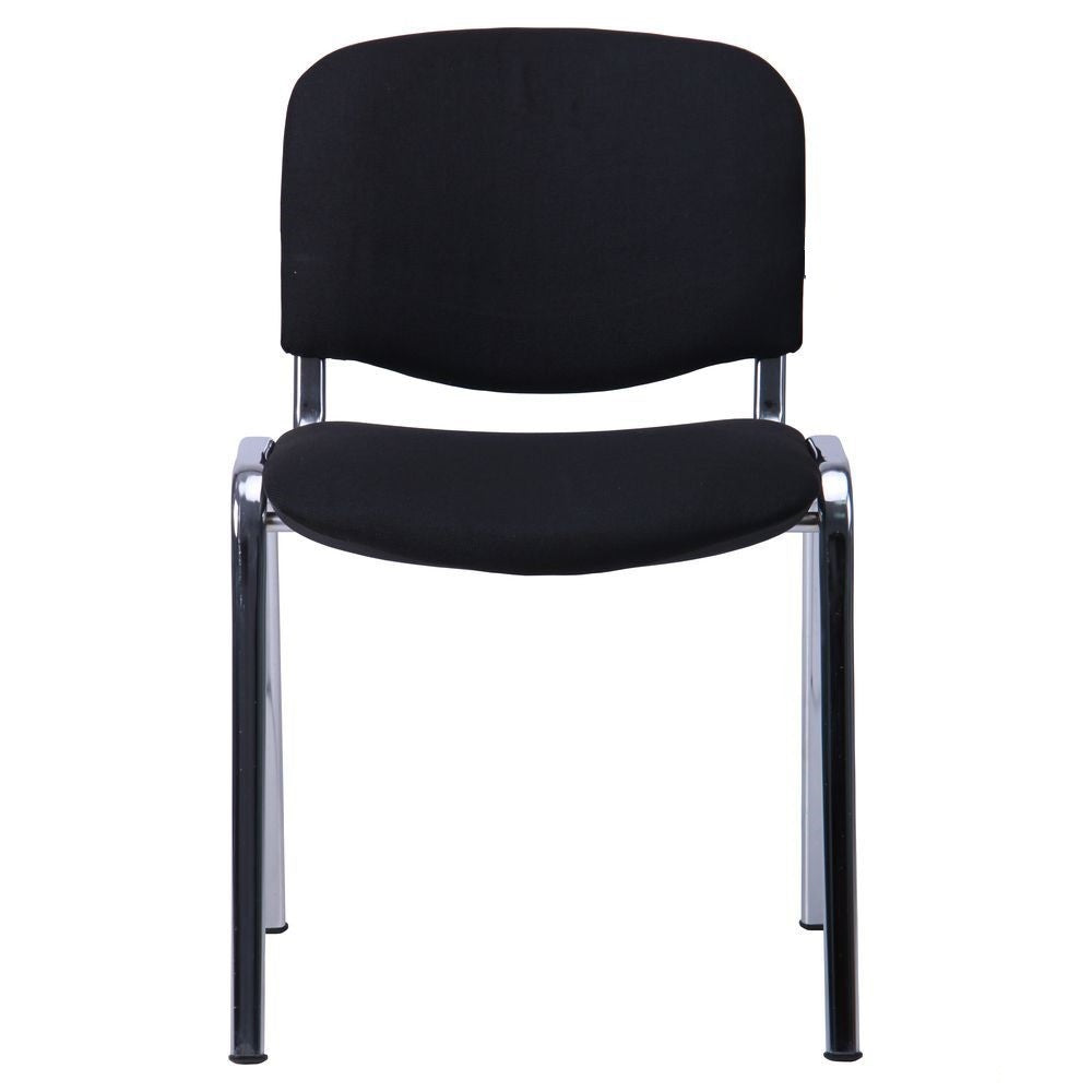 Silla NIZA NEW AM, chasis cromado, tejido A1, color negro*