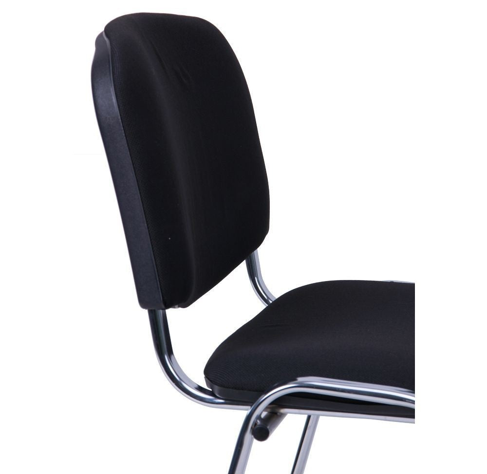 Silla NIZA NEW AM, chasis cromado, tejido A1, color negro*
