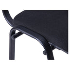 Silla NIZA NEW AM, chasis epoxi negro, tejido A1, color negro