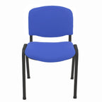 Silla NIZA NEW AM, chasis epoxi negro, tejido A20, color azul*.