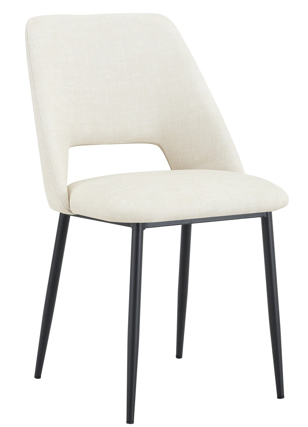 Silla NOOR, metal, tapizado similpiel imitación tejido