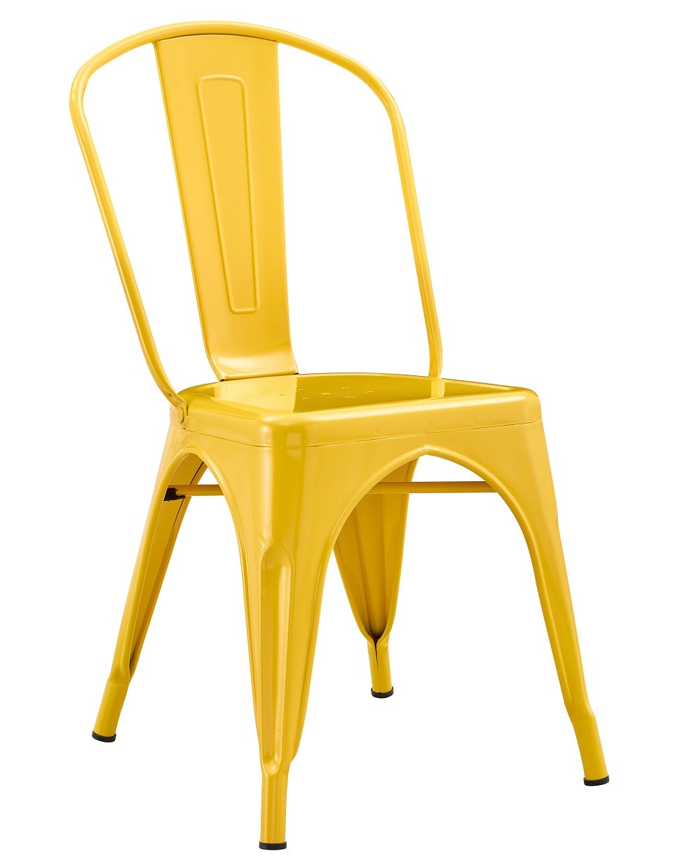 Silla TOL EK LIMITED, acero, amarilla