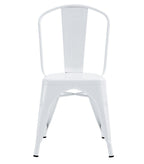 Silla TOL EK LIMITED, acero, blanca
