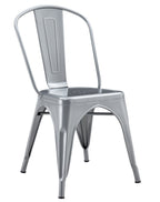 Silla TOL EK LIMITED, acero, gris plata