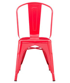Silla TOL EK LIMITED, acero, rojo