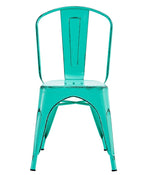 Silla TOL EK VINTAGE, acero, verde agua