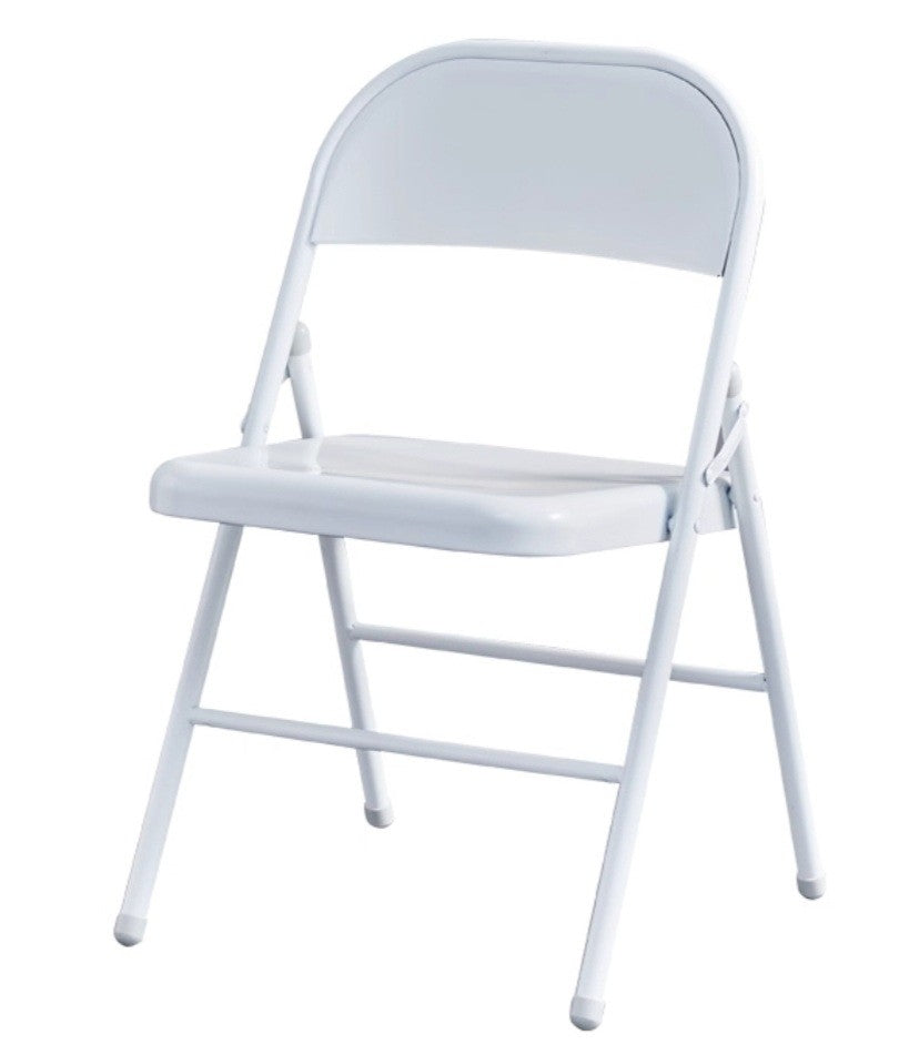 Silla TOSCANA, plegable, metal, blanca