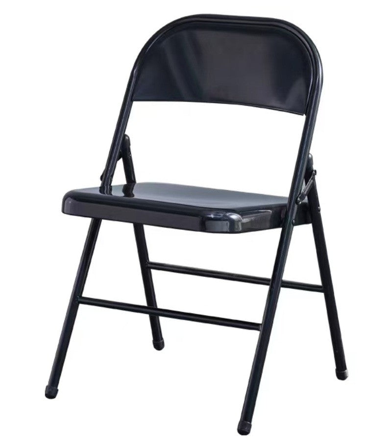 Silla TOSCANA, plegable, metal, negra