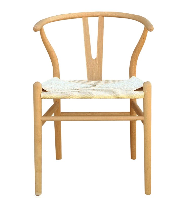 Silla WISH, madera de haya, natural, fibra trenzada