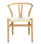 Silla WISH, madera de haya, natural, fibra trenzada