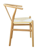 Silla WISH, madera de haya, natural, fibra trenzada