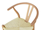 Silla WISH, madera de haya, natural, fibra trenzada