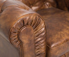Sillón CHESTER, similpiel cuero viejo