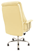 Sillón de oficina FIRENZE, alto, regulación de altura, mecanismo multifunción, similpiel beige