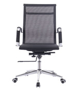 Sillón de oficina IGOR, giratorio, regulación de altura, basculante profundo, malla negra
