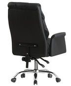 Sillón de oficina MAINZ, alto, giratorio, similpiel negra