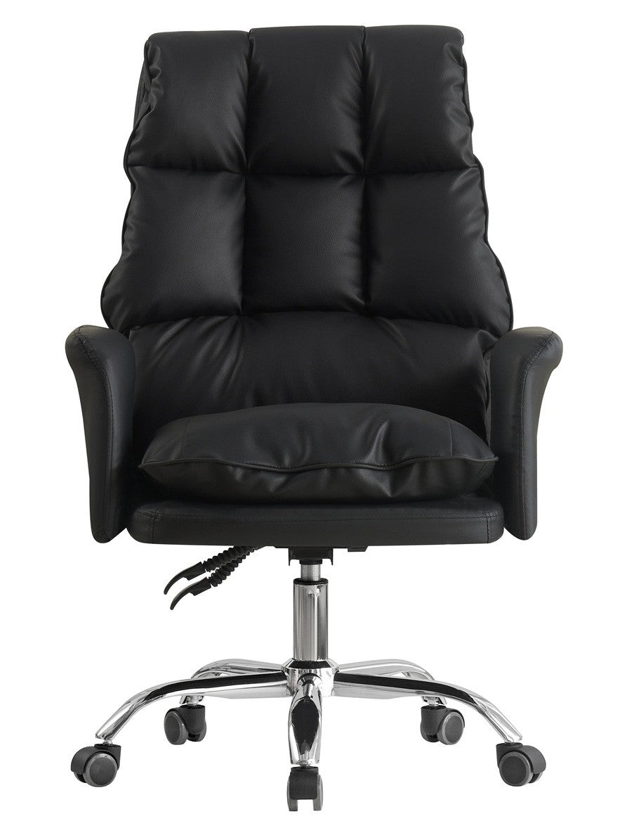 Sillón de oficina MAINZ, alto, giratorio, similpiel negra