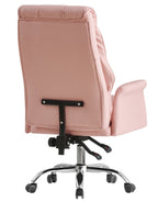 Sillón de oficina MAINZ, alto, giratorio, similpiel rosa light