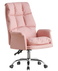 Sillón de oficina MAINZ, alto, giratorio, similpiel rosa light