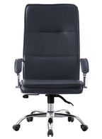 Sillón de oficina NEROTH, alto, mecanismo multifunción, similpiel negra