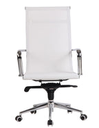 Sillón de oficina ZURICH, alto, malla blanca