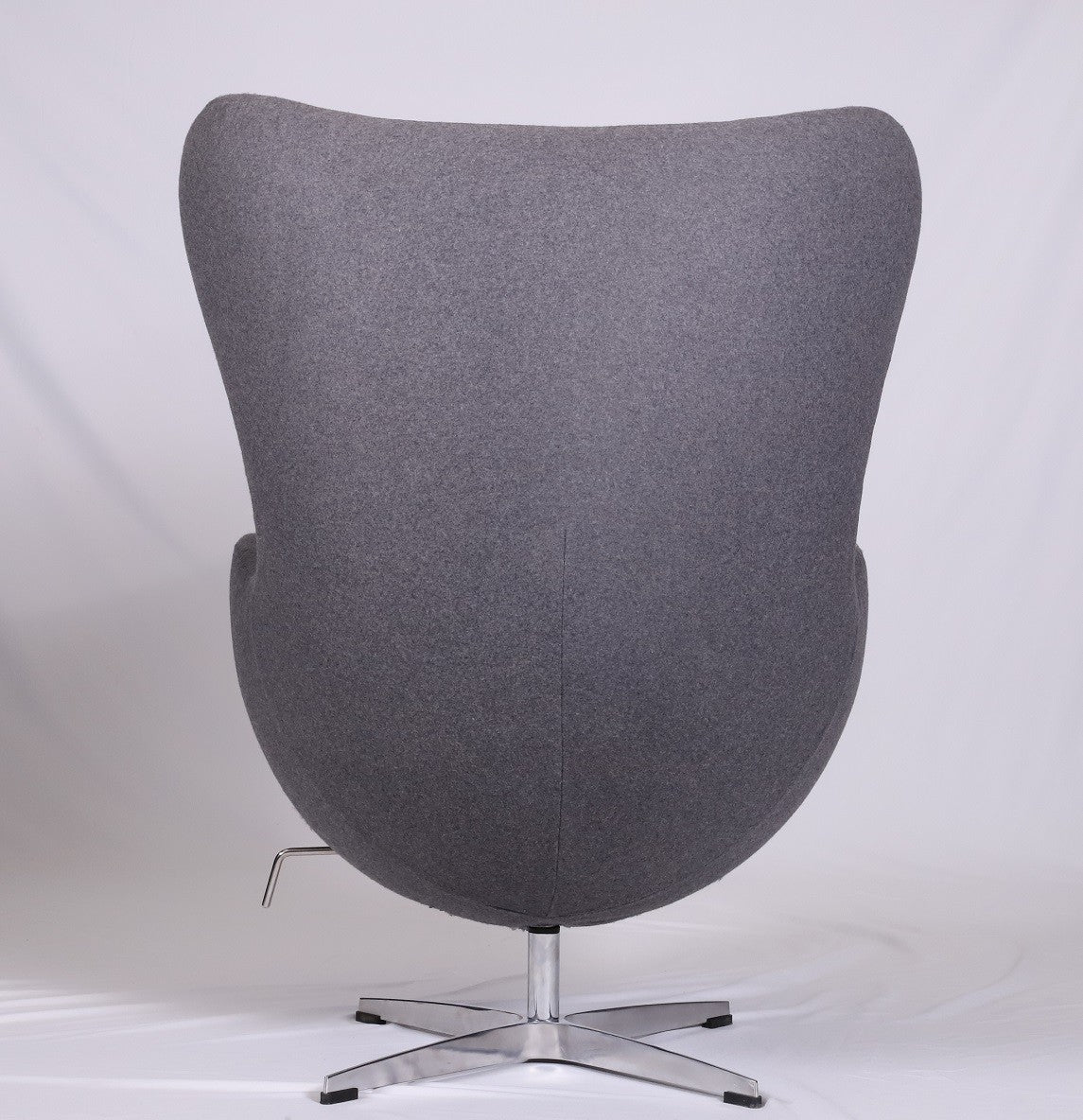 Sillón EG, fibra de vidrio, basculante, tapizado cachemir gris oscuro