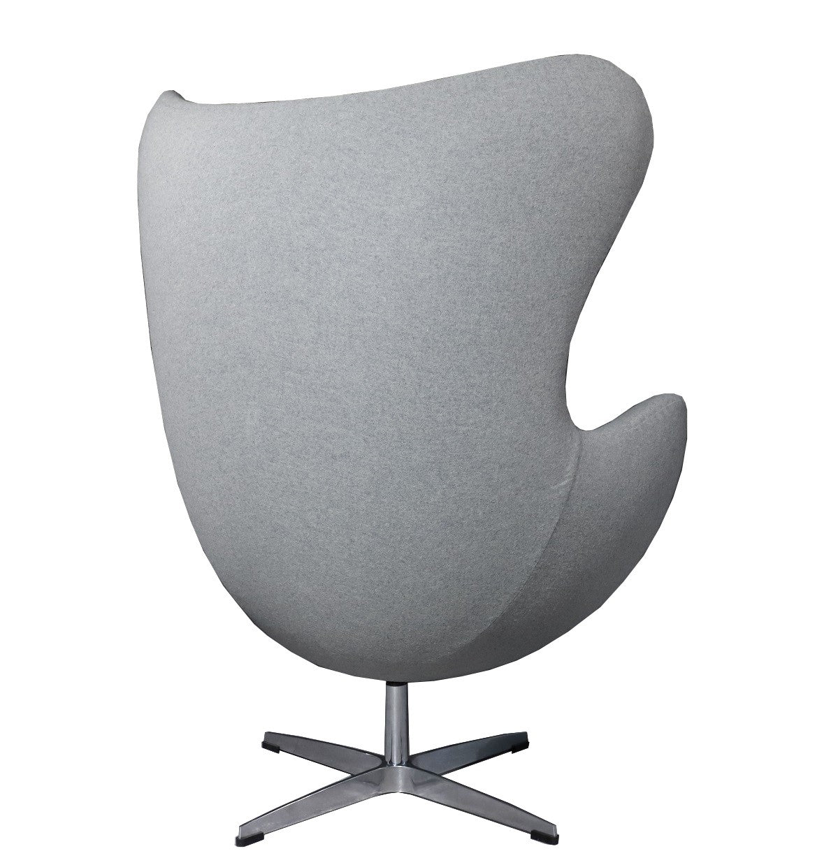 Sillón EG, fibra de vidrio, basculante, tapizado cachemir gris