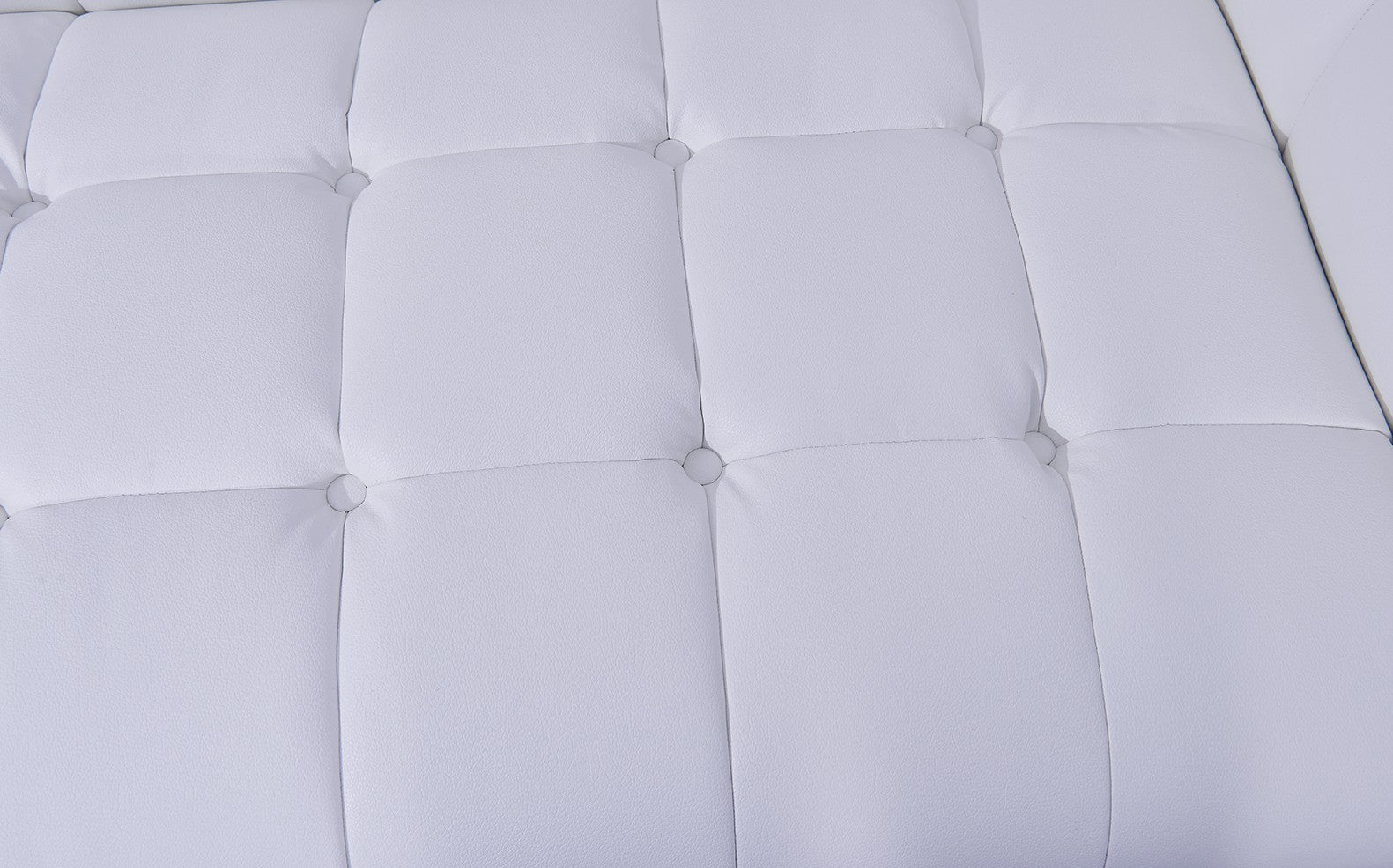 Sillón LEWIS, similpiel blanca