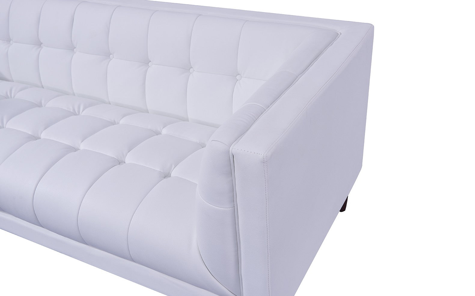 Sillón LEWIS, similpiel blanca