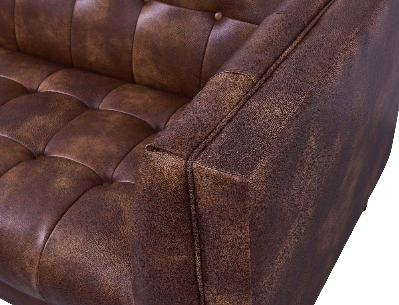 Sillón LEWIS, similpiel cuero viejo
