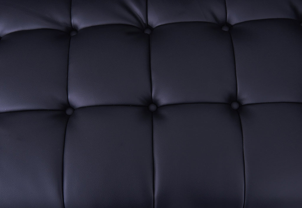 Sillón LEWIS, similpiel negra