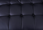 Sillón LEWIS, similpiel negra